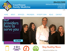 Tablet Screenshot of courthousefamilymedicine.com